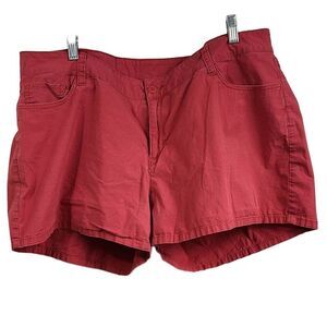 City Streets 18P Plus Size Shorts Dusty Pink Summer Vacation Beach Coastal Vibes
